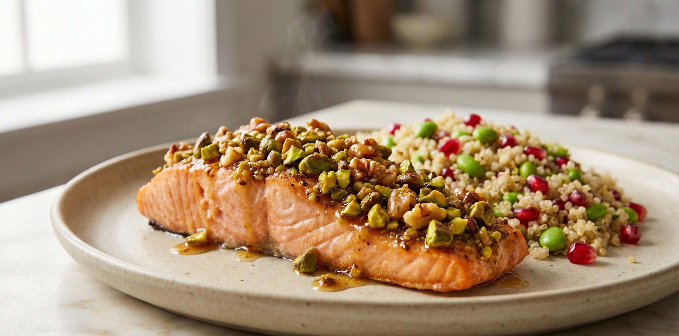 Pistachio Crusted Salmon